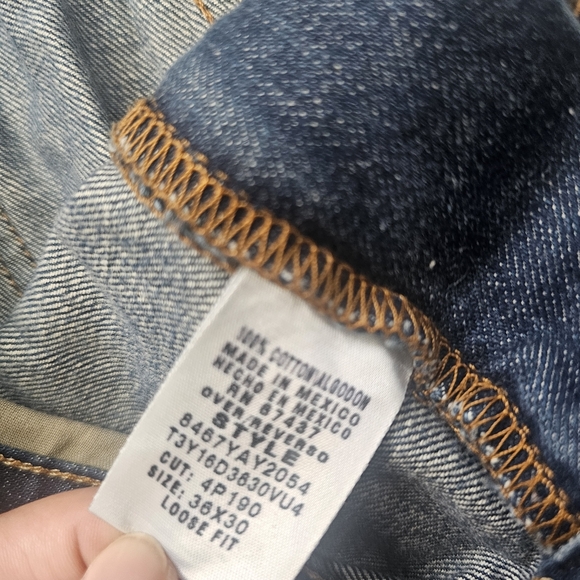 Vintage Ralph Lauren Loose Fit 36x30 Denim Jeans - Picture 3 of 4